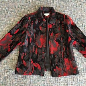 Christopher & Banks Tapestry Blazer